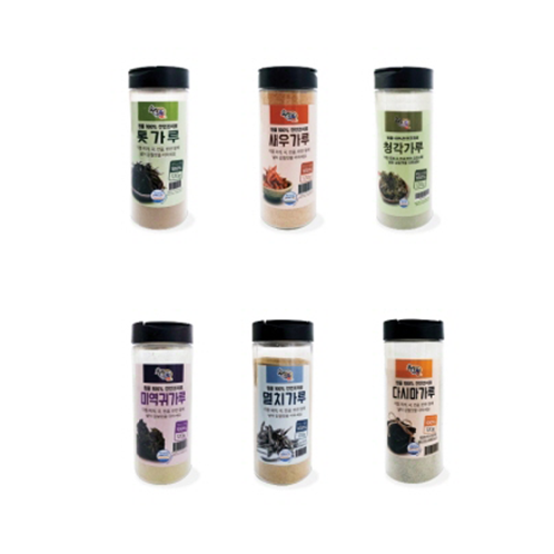 Natural Seasoning Powders (Anchovy / Seaweed Stem / Kelp / Shrimp)